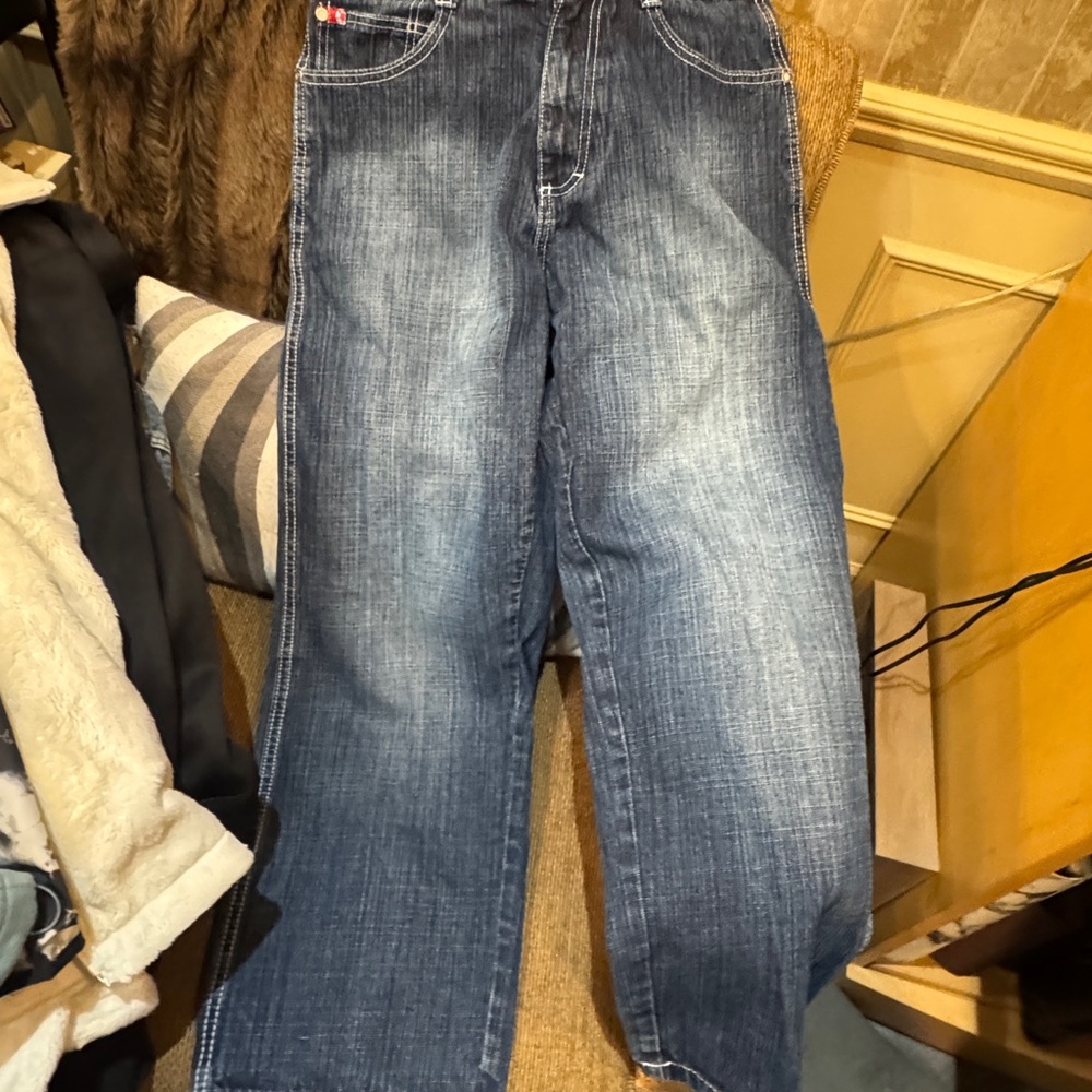 South Pole Relaxed Fit Dark‎ Blue Jeans vintage Y2K (29)